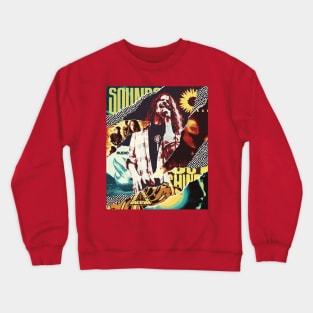 Grunge Collage Crewneck Sweatshirt